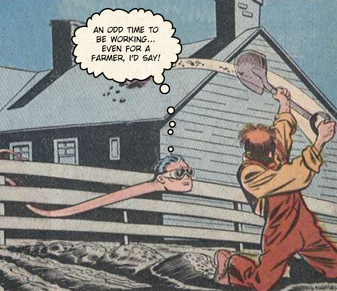 Plastic Man at the Farm #2 - This Is The Life panel 20